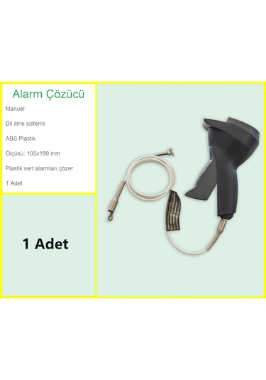 El Tipi Alarm Etiketi Çözücü Sökücü / Manuel Dil İtme Sistem