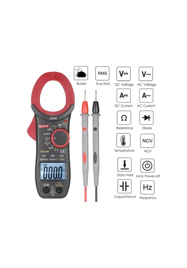 Njty 328d 600a Ac Pens Metre Otomatik Aralık 6000 Sayım E15109