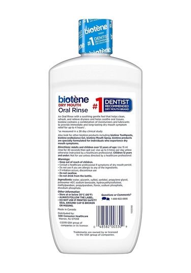 Biotene Dry Mouth Ağız Bakım Suyu Fresh Mint 473 ML