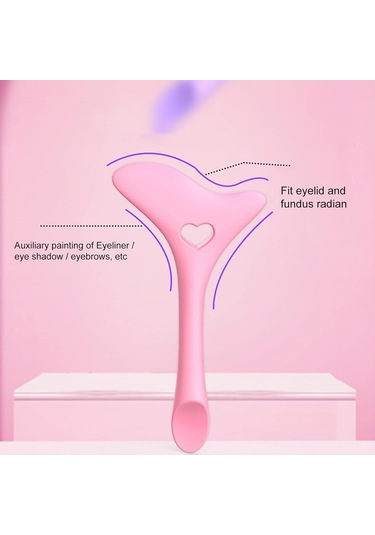 Sones Göz Makyajı Yardımcıları Silikon Çok Amaçlı Eyeliner Çizim Yardımcısı Renk Rastgele Teslimat