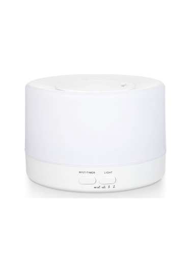 500ml Ev Ve Ofis İçin Uzaktan Kumandalı Nemlendirici & Aromaterapi Cihazı - 7 Renk Led Işık, 3 Zamanlayıcı Seçeneği