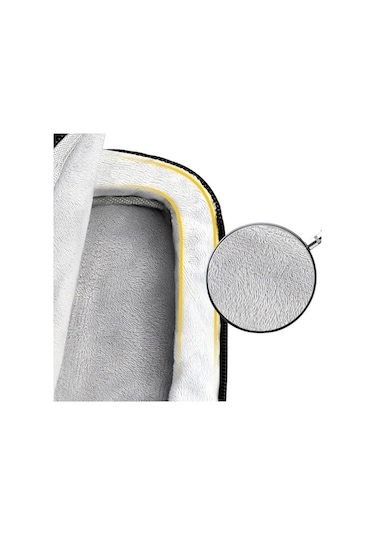 Fastbuy Sinuoshop 14 Inç Siyah Dayanıklı Laptop Çantası - Balık Sümüklü Desen Polyester Siyah