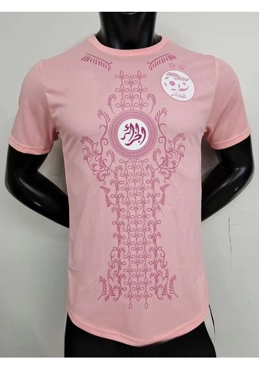 Snapbuy 24-25 Cezayir Özel Futbol Forması 3d Baskılı Kısa Kollu Tişört - Erkek Ve Kadınturuncu Turuncu