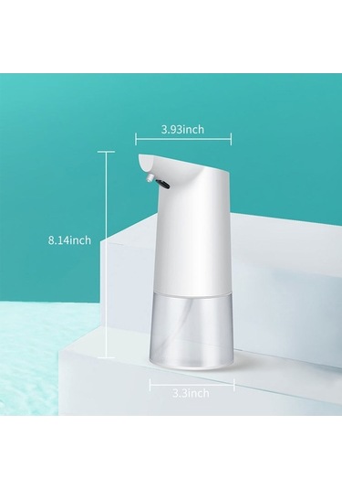 Dancemonkey 350ml Kızılötesi Temasız Sabun Dispenseri Köpük/sıvı/jel Beyaz Banyo & Mutfak İçin Beyaz