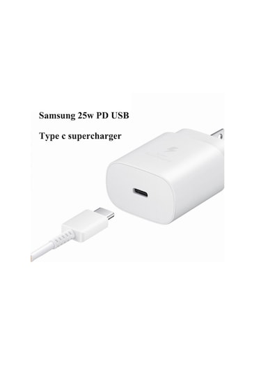 Samsung TA800 25 W Type-C Hızlı Şarj Aleti Kablo Set Beyaz