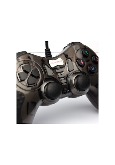 Platoon Usb Bilgisayar Oyun Kolu Gamepad Joystick Siyah