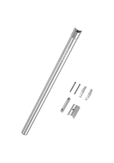 Neevoyu Hafif Katlanır Bisiklet Sele Borusu - 580mm Uzunluk, 31.8mm Çap, 80kg Taşıma Kapasitesi Gümüş