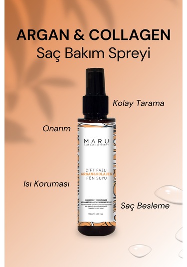 Maru Argan & Collagen Kolay Tarama Saç Bakım Spreyi 150 ML