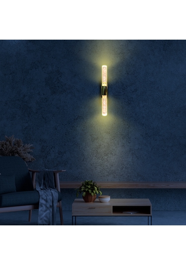 Bubblelight Medium Şık Tasarım Modern Ledli Aplik Elektrikli Altın