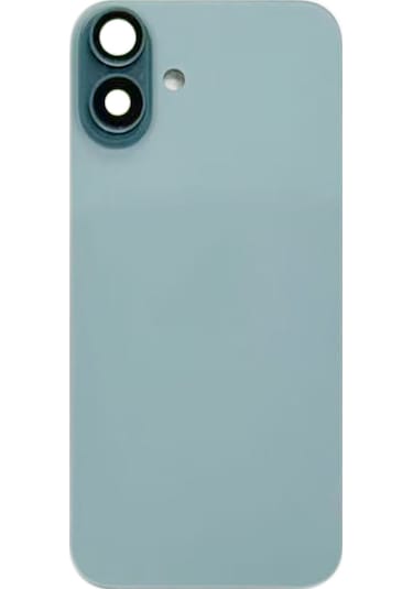 Teknonet Apple Uyumlu iPhone 16 Kamera Camlı Batarya Kapağı + Magsafe Flex - Mavi Mavi