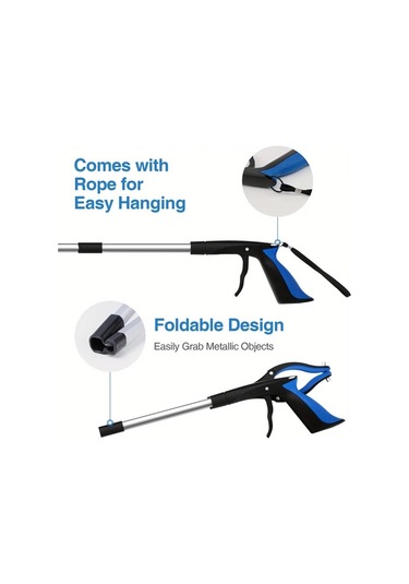 Chuangyinshop 1 Adet Ergonomik Metal Katlanır Kıskaç Pens 32 İnç Sarı Hafif Geniş Çeneli