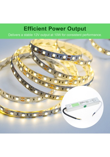 Ranyeek 12v 20w Ip67 Su Geçirmez Dış Mekan Led Gönüllü Kaynak - Kısa Devre, Aşırı Yük Ve Aşırı Gerilim Koruma - Ac90-250v Girişi Gümüş