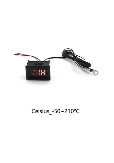 Aideepen Mini Termometre 393950 -50 210 Araç İçin Su Geçirmez Dijital Sıcaklık Ölçer Lcd Ekranlı Altınyok16 Gb1080p