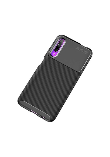 Huawei P Smart Pro 2019 Kilif Karbon Silikon Case 405436845