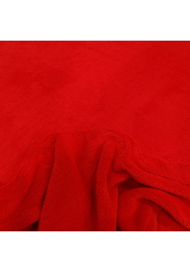 Mulberry Wellsoft Battaniye Dört Mevsim Televizyon Battaniyesi Tek Kişilik Polar Battaniye 170 x 230 Kırmızı