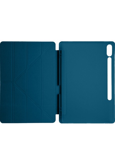 Samsung Galaxy Tab S10 Plus X820 12.4 İnç Katlanabilir Kalemlikli Standlı Akıllı Kılıf Kapaklı Kılıf