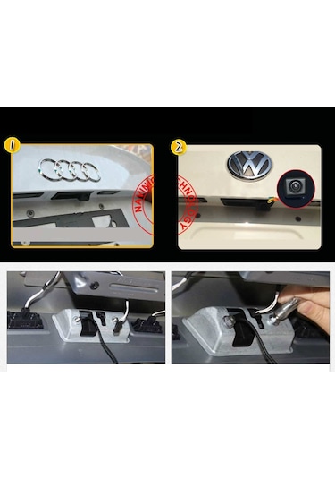 Audi Q7 12-14 Bagaj Açma Kolu Tutamak Kamerası Plakalık Geri Görş