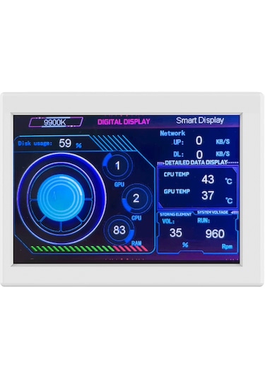 E24127w 3,5 İnç Ips Monitör Ekran Bilgisayarlar Monitör Cpu