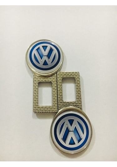 Volkswagen Logolu Araç Kmr Ikaz Susturucusu 2 Adet Metal