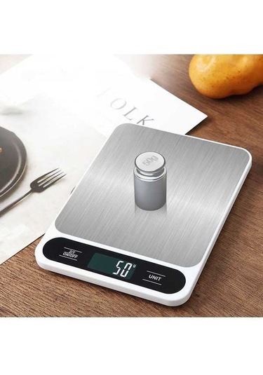 Createtech Terazisi Terazileri Tartı Mutfak Mini Küçük Hassas Gıda Elektronik Dijital 22lb/10kg - - Qz Çok Renkli