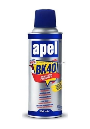Apel Bk-40 Wd-40 Tipi Pas Sökücü Yağlayıcı Çok Amaçlı Sprey - 200 ML