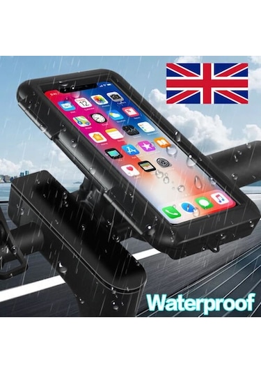 Voguecode Bisiklet Telefon Kılıfı Montajı 360 Su Geçirmez Siyah Var Havalandırma Zc1q9e