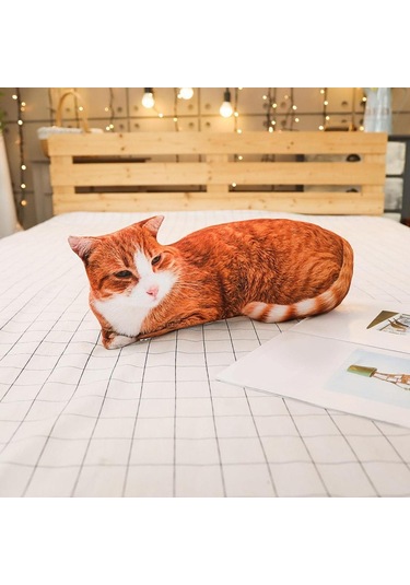 Suntek Kedi Şekilli Atma Yastık Yatak Odası Oturma Stil-c Stil C