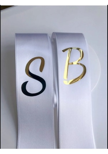 Gelin Damat Isimli Tören Takı Kurdelesi 2 Adet B-36