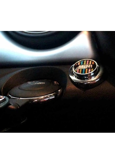 Mini Cooper R55 R56 R57 R60 İle Uyumlu Rainbow Start/stop Metal