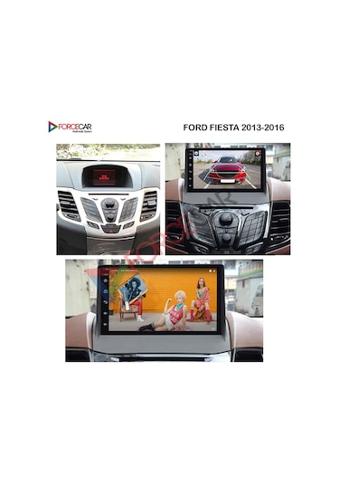 FORD FİESTA 2013_2016  ANDROİD MULTİMEDYA 2_32 KABLOSUZ CARPLAY