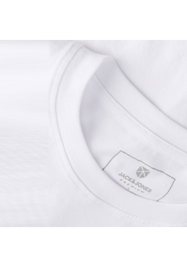 Jack & Jones Erkek Gögüs Baskili Tisört - Blaneo - 12298018 Beyaz