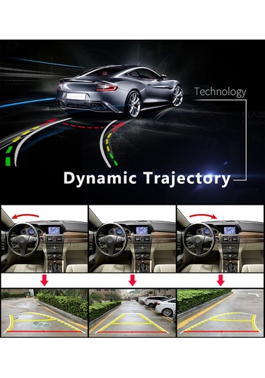 Monyee Ahd Araç Geri Görüş Kamerası 170 Geniş Açı 1080p Hd Gece Görüşü Ip68 360 Ayarlanabilir Gümüş Cvbs/ahd Seçenekli