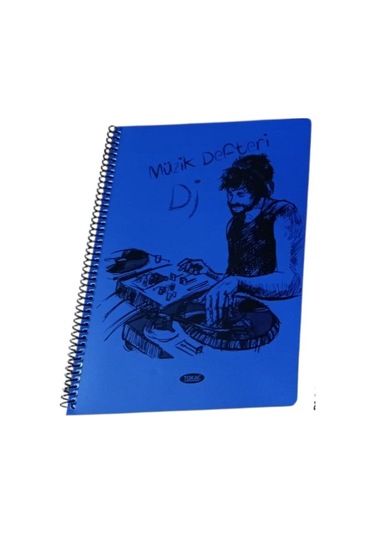 Tokaç A4 Müzik Defteri Spiralli Pp Kapak 40 Yp-lacivert Dj