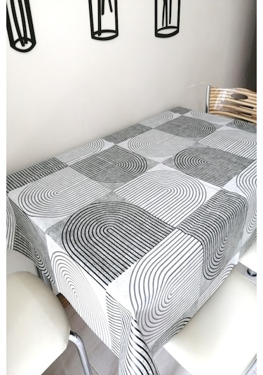 Altı Astarlı Muşamba Masa Örtüsü -kare Yuvarlak Dikdörtgen Syh