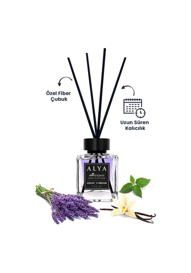 Alya Nature's Scents Angel's Dream + Bubble Gum + Gardenia Bambu Çubuklu Oda Kokusu 3 x 100 ML