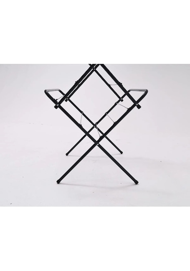 Romee Pratik Katlanır 3 Katlı Çamaşır Kurutmalık Askısı Antrasit Gri Siyah