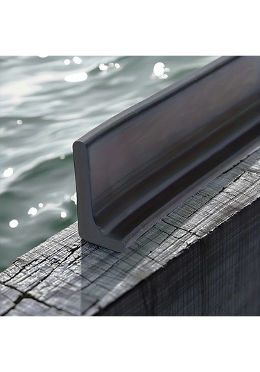 Dashanshop 100cm Siyah Silikon Banyo Su Sıçrama Bariyeri Su Geçirmez Dayanıklı Siyah