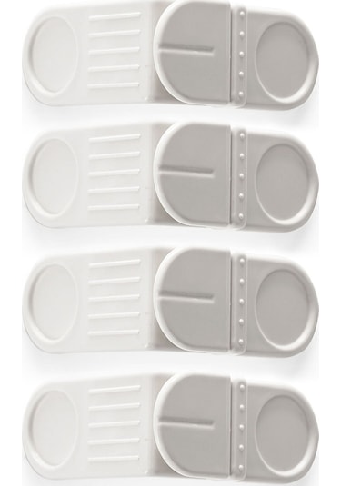 18'li Çocuk Güvenlik Emniyet Seti 10 Dolap Kapak Kilidi 4 Köşe Ki Çok Renkli