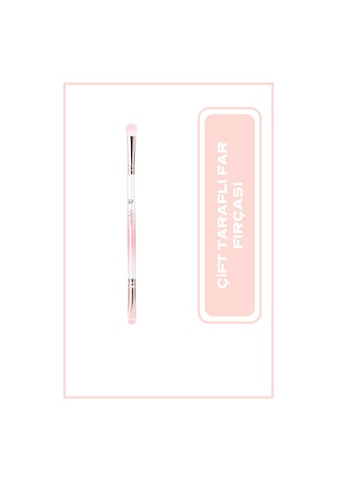 Devobis Dual Ended Eyeshadow Brush - Far Fırçası
