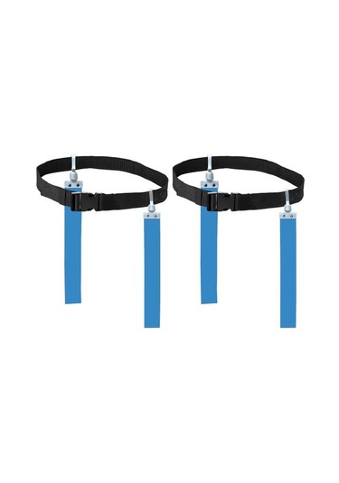 Mavi Futbol Kemerleri Canlı Renk Yumuşak Yaygın Aşınmaya Dayanıklı Kullanım Kalınlaştırılmış Dokuma Mavi