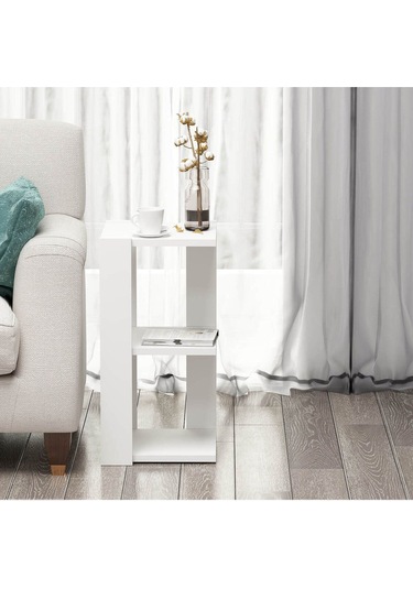 Petra Yan Sehpa Beyaz