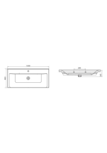 Alika-Isparta Byz 100 Cm Banyo Dolabı Beyaz