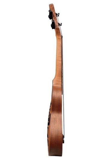 Lag Glu Tku10S Tiki Soprano Open Pore Natural Soprano Ukulele
