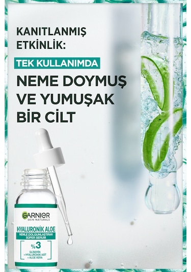 Garnier Hyaluronik Aloe Nemle Dolgunlaştıran Süper Serum 30 ML