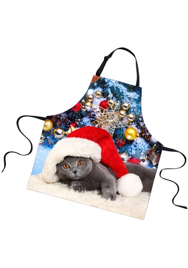Suntek Yılbaşı Önlüğü Unisex Mutfak Yemek Pişirme S S