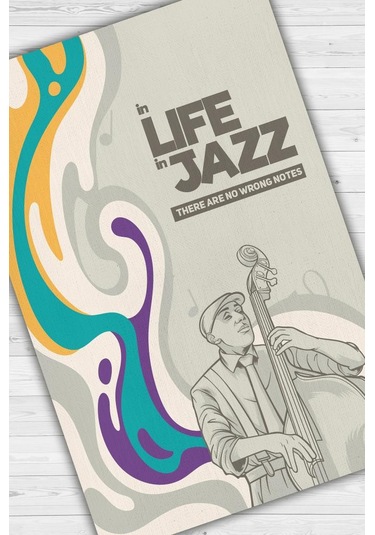 Homshtag Hayatta Ve Cazda Yanlış Nota Yok Çok Renkli Müzik Halısı Çok Renkli