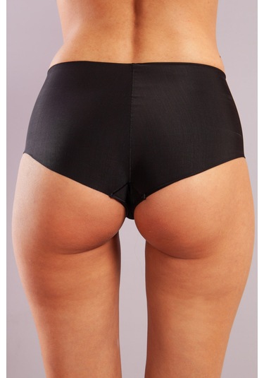 Golshan Girdle İnvisible Slip, İz Yapmayan Görünmez Lazer Kesim Siyah Külot Çok Renkli