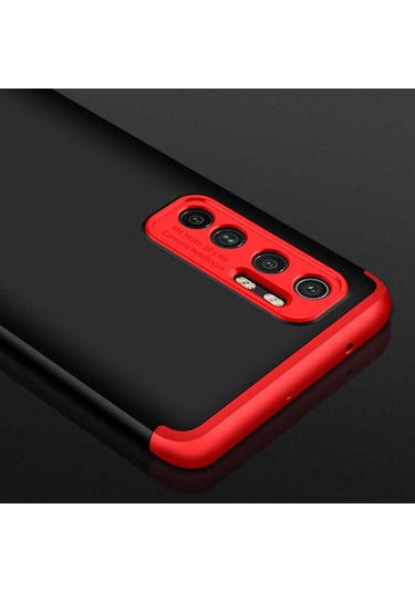 Xiaomi Mi Note 10 Lite Kılıf Zore Ays Kapak Kırmızı