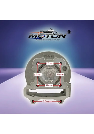 47mm Gy6 80cc Scooter Silindir
