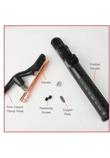 Konesam Siyah Bakır-abs Elektrik Kaynak Tutucu 1000a Ağır Tip Kaynak Makinesi Aletleri Siyah